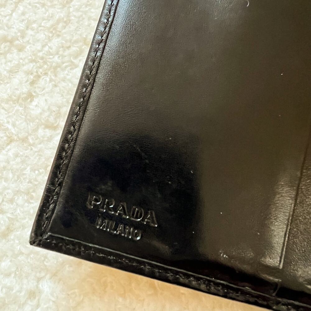 PRADA Black Leather Wallet - Picture 9 of 10